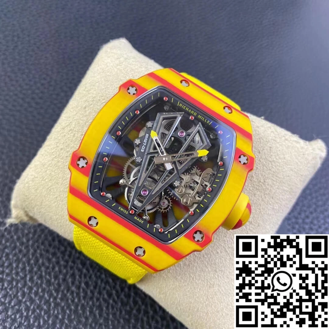 Richard Mille RM27-03 Rafael Nadal Tourbillon RM Factory Yellow Strap