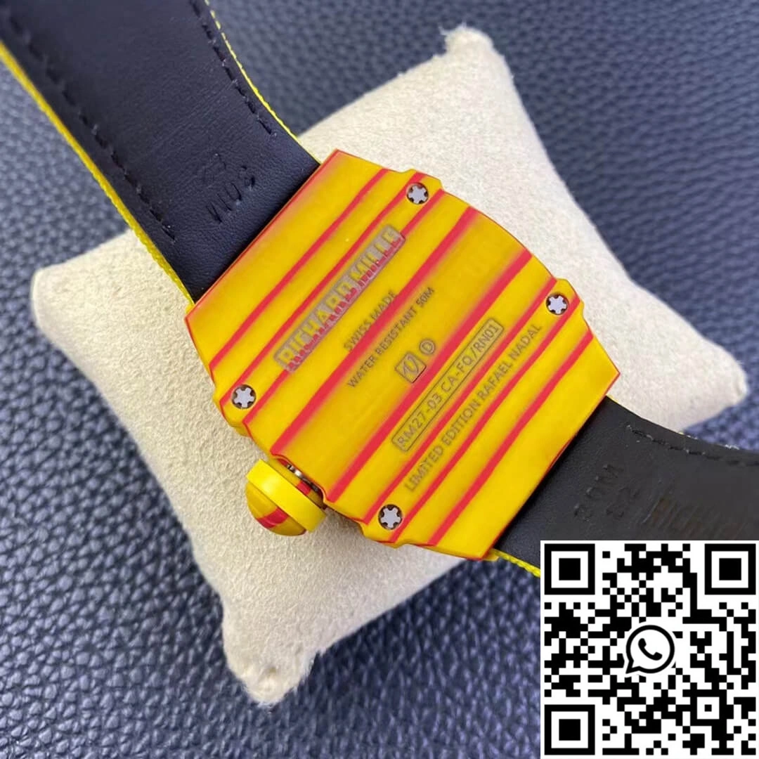 Richard Mille RM27-03 Rafael Nadal Tourbillon RM Factory Yellow Strap