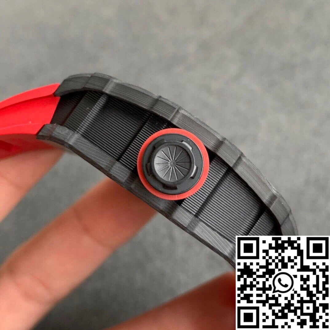 Richard Mille RM35-01 KV Factory Carbon Fiber Red Strap