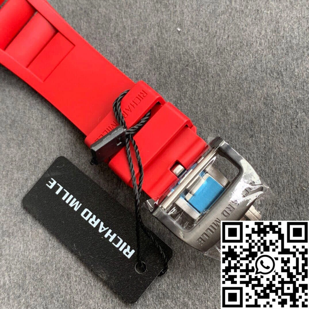 Richard Mille RM35-01 KV Factory Carbon Fiber Red Strap