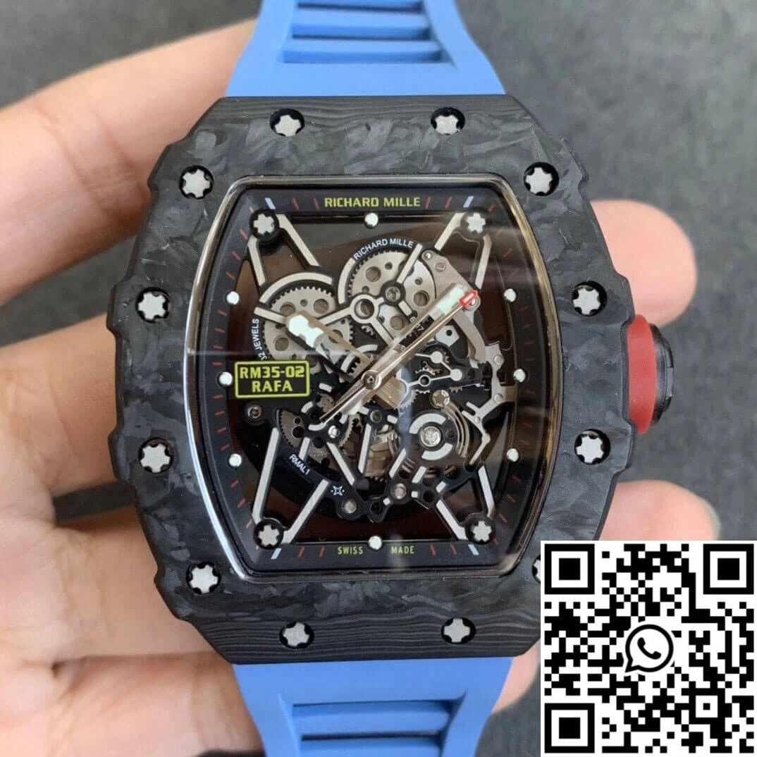 Richard Mille RM35-02 KV Factory V3 Carbon Fiber Shell Hollow Dial