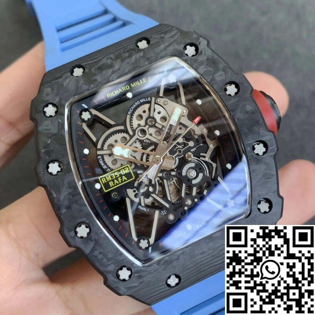 Richard Mille RM35-02 KV Factory V3 Carbon Fiber Shell Hollow Dial