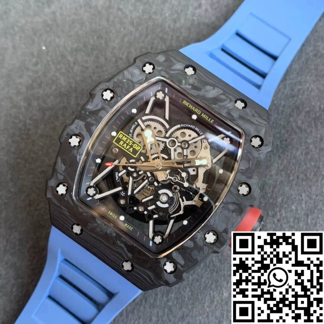 Richard Mille RM35-02 KV Factory V3 Carbon Fiber Shell Hollow Dial