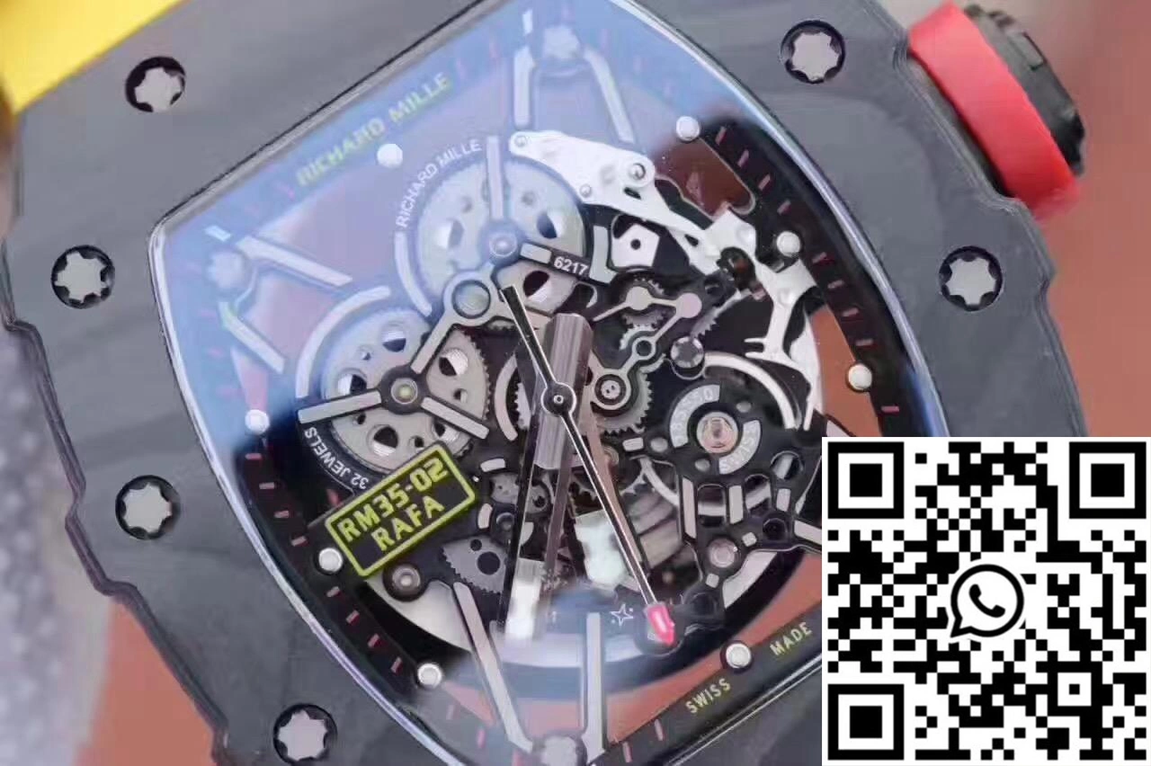 Richard Mille RM35-02 Rafael Nadal KV Factory Black Skeleton Dial