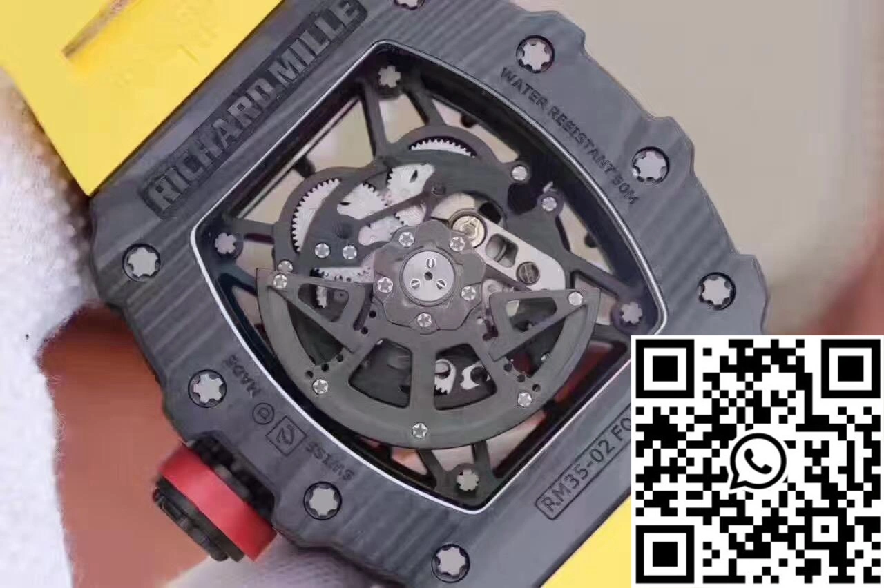 Richard Mille RM35-02 Rafael Nadal KV Factory Black Skeleton Dial