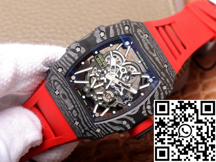 Richard Mille RM35-02 ZF Factory Red Rubber Strap