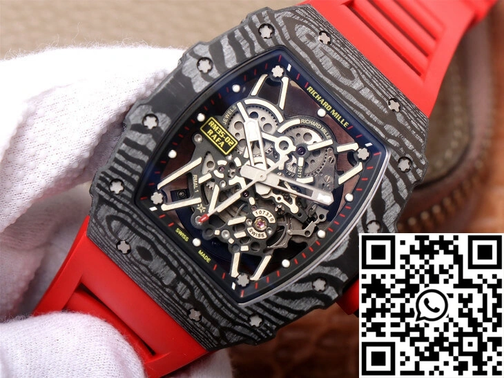 Richard Mille RM35-02 ZF Factory Red Rubber Strap