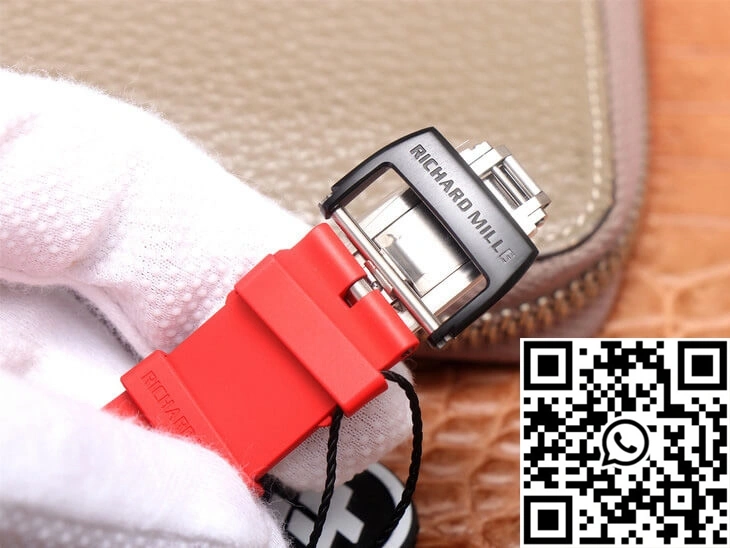 Richard Mille RM35-02 ZF Factory Red Rubber Strap