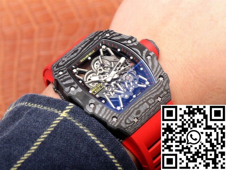 Richard Mille RM35-02 ZF Factory Red Rubber Strap