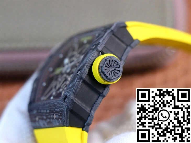 Richard Mille RM35-02 ZF Factory Yellow Rubber Strap