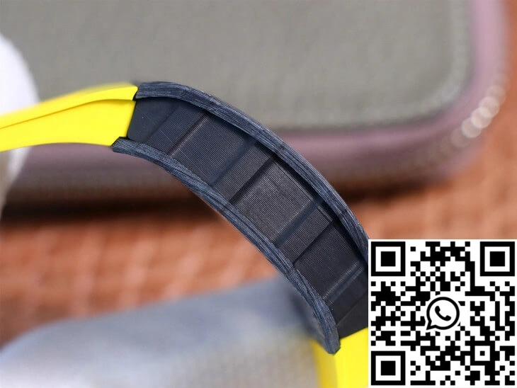 Richard Mille RM35-02 ZF Factory Yellow Rubber Strap