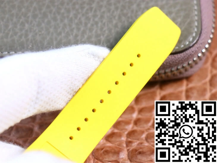 Richard Mille RM35-02 ZF Factory Yellow Rubber Strap