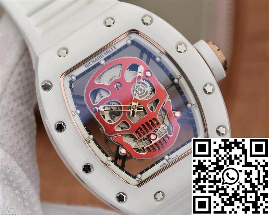 Richard Mille RM52-01 KV Factory Red Skull Dial