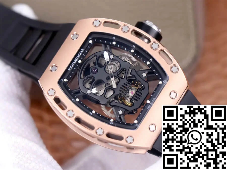 Richard Mille RM52-01 Tourbillon JB Factory Ceramic Skull Dial