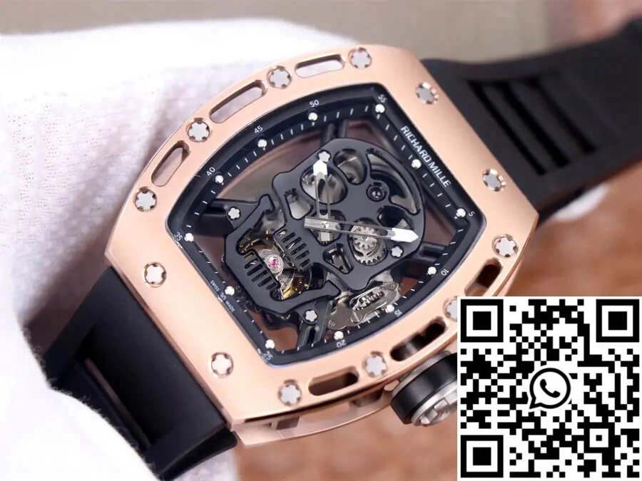 Richard Mille RM52-01 Tourbillon JB Factory Ceramic Skull Dial