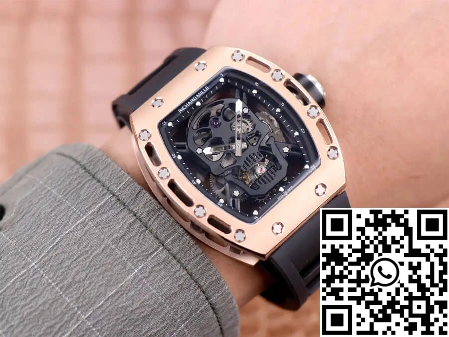 Richard Mille RM52-01 Tourbillon JB Factory Ceramic Skull Dial