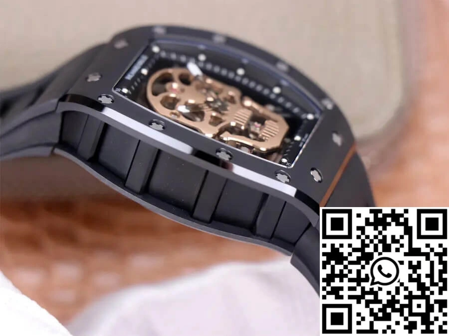 Richard Mille RM52-01 Tourbillon JB Factory Rose Gold Skull Dial