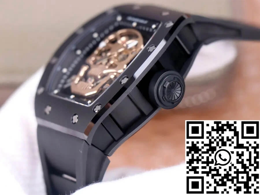 Richard Mille RM52-01 Tourbillon JB Factory Rose Gold Skull Dial