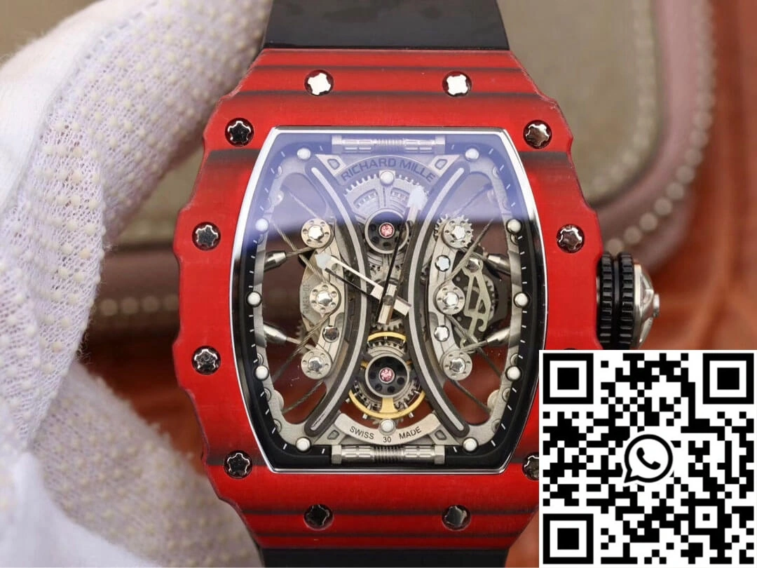Richard Mille RM53-01 KV Factory TPT Carbon Fiber Black Strap
