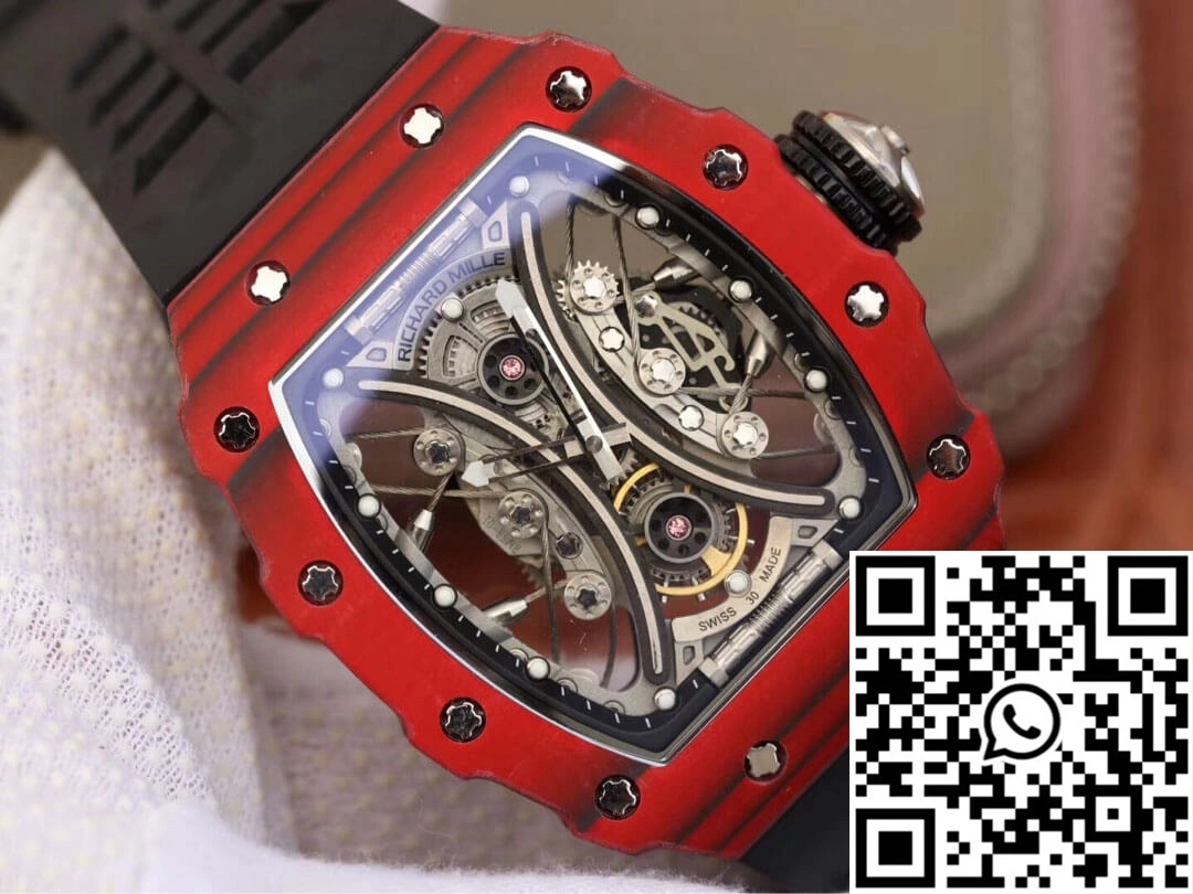 Richard Mille RM53-01 KV Factory TPT Carbon Fiber Black Strap