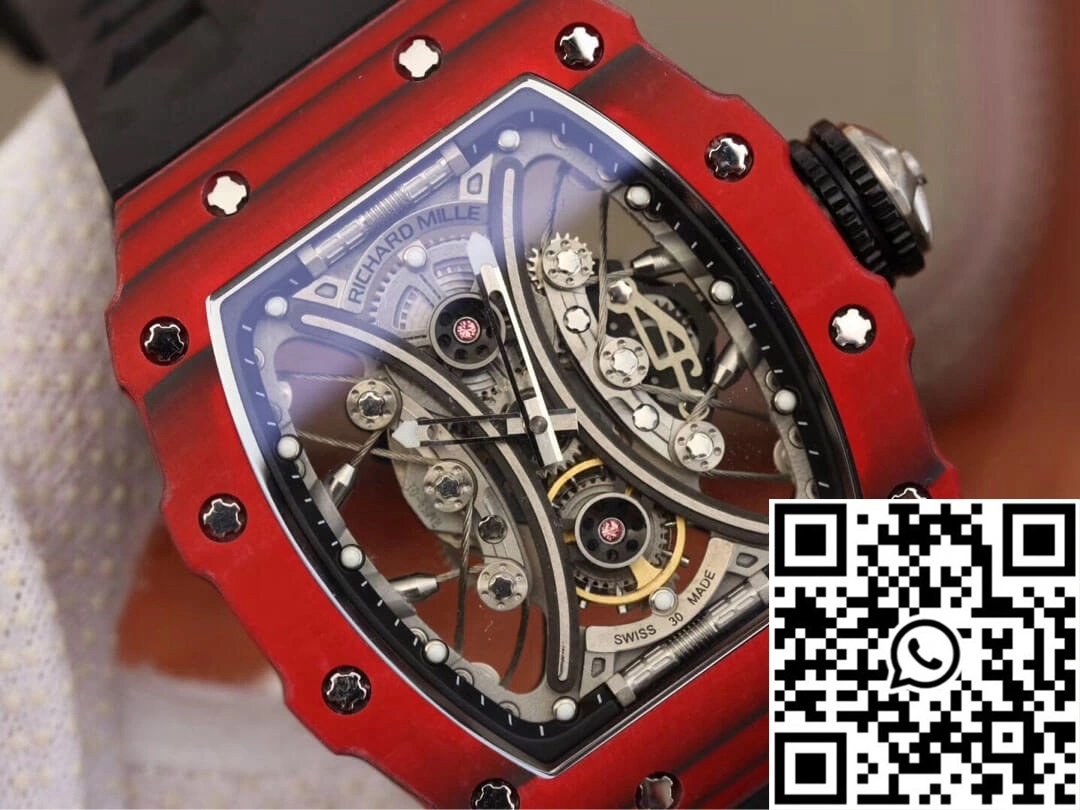 Richard Mille RM53-01 KV Factory TPT Carbon Fiber Black Strap