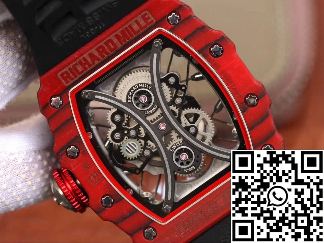 Richard Mille RM53-01 KV Factory TPT Carbon Fiber Black Strap
