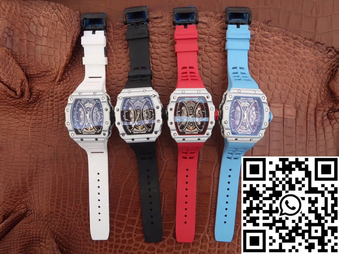Richard Mille RM53-01 KV Factory White TPT Carbon Fiber Skeleton Dial