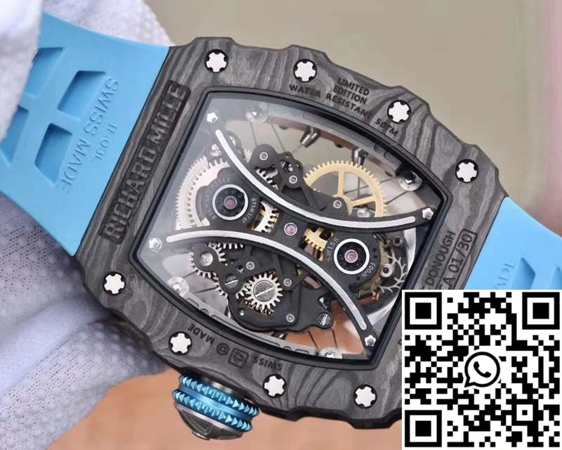 Richard Mille RM53-01 Tourbillon Pablo Mac Donough JB Factory Black Hollow dial