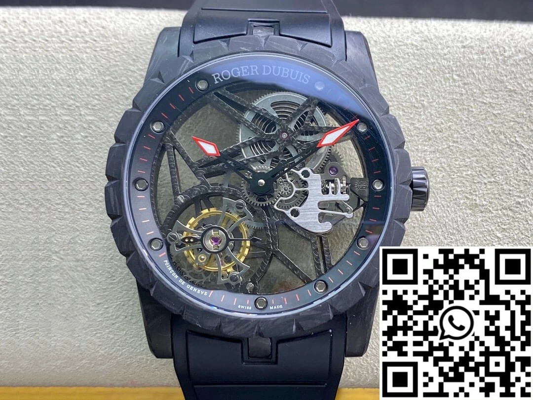 Roger Dubuis Excalibur DBEX0577 BBR Factory Tourbillon Carbon Fiber Case