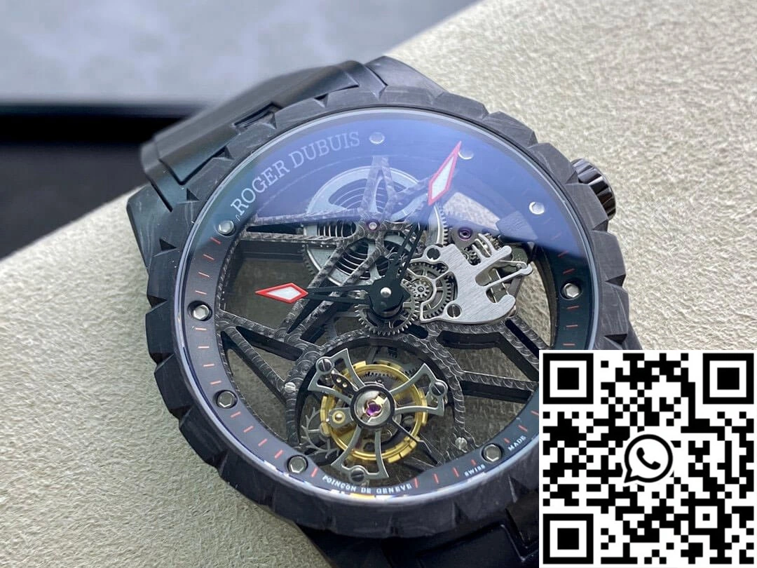 Roger Dubuis Excalibur DBEX0577 BBR Factory Tourbillon Carbon Fiber Case