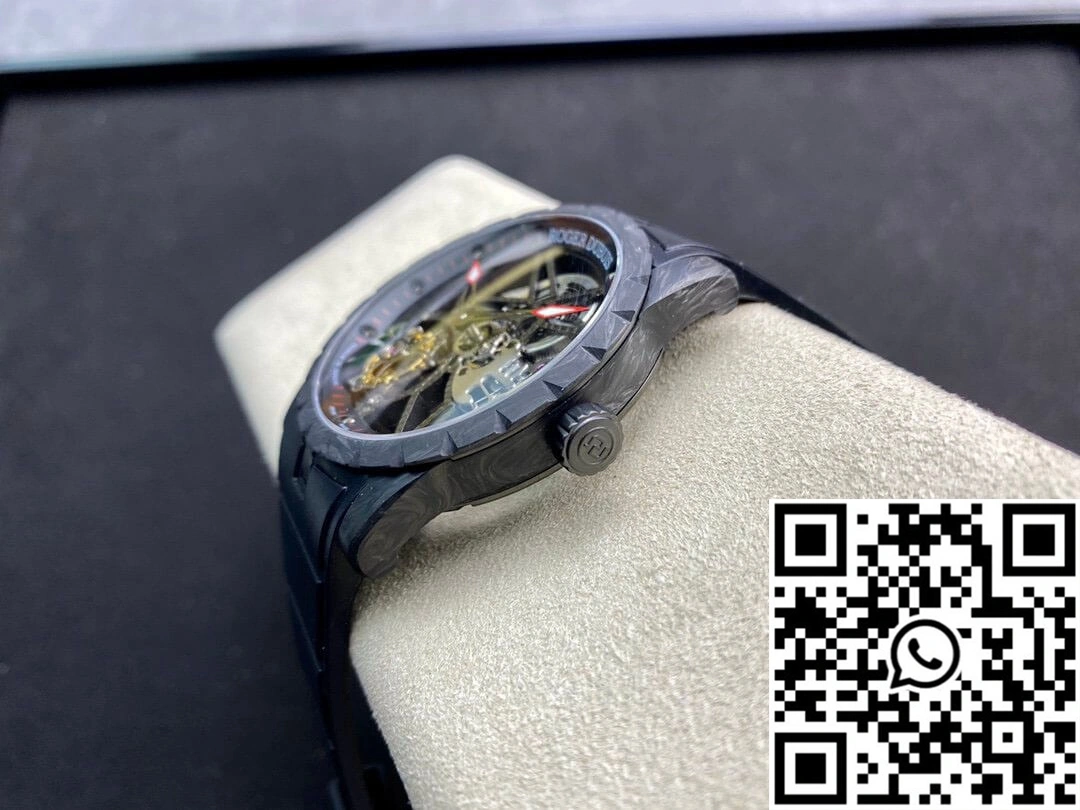 Roger Dubuis Excalibur DBEX0577 BBR Factory Tourbillon Carbon Fiber Case