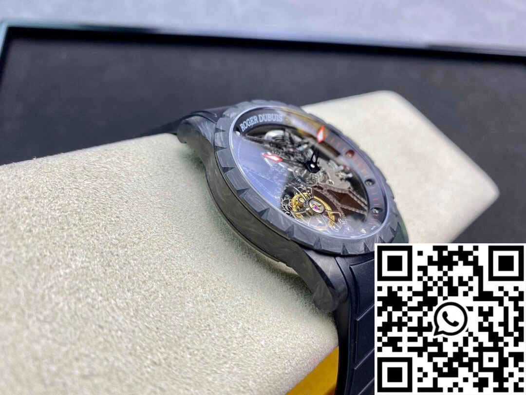 Roger Dubuis Excalibur DBEX0577 BBR Factory Tourbillon Carbon Fiber Case