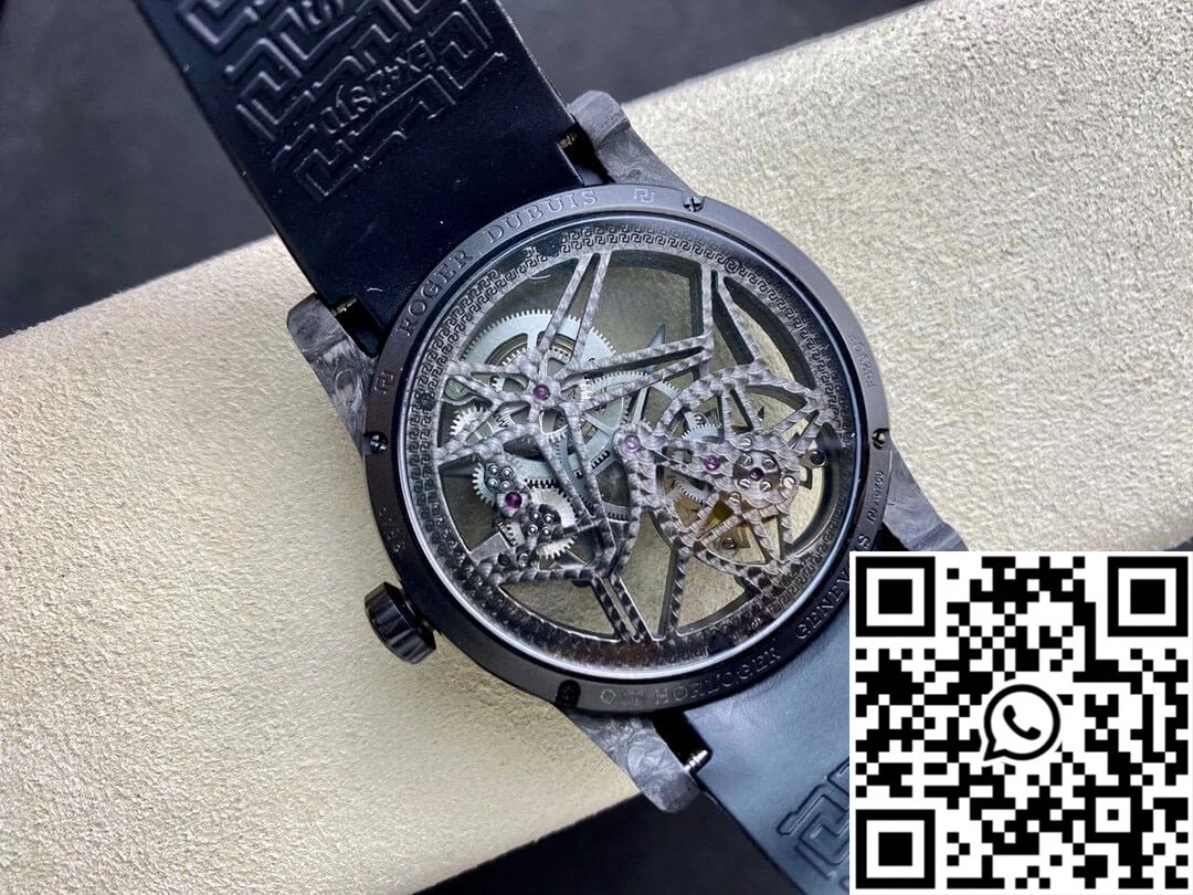 Roger Dubuis Excalibur DBEX0577 BBR Factory Tourbillon Carbon Fiber Case