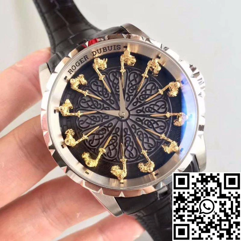 Roger Dubuis Excalibur Knights Of The Round Table II RDDBEX0495 Black Dial