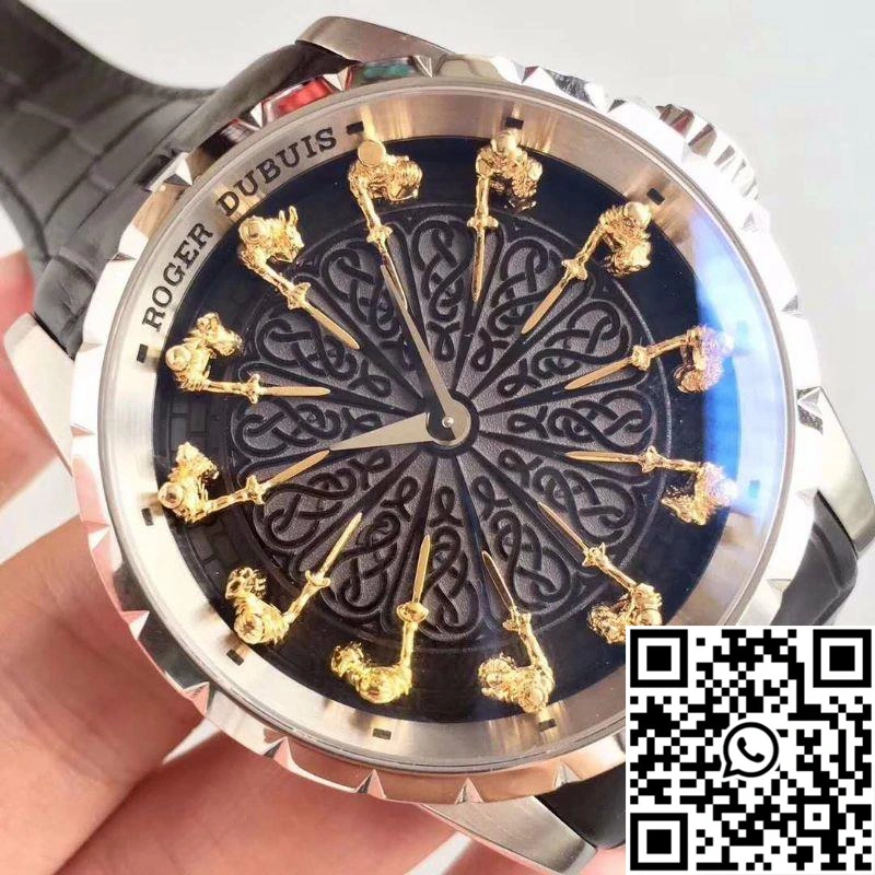 Roger Dubuis Excalibur Knights Of The Round Table II RDDBEX0495 Black Dial