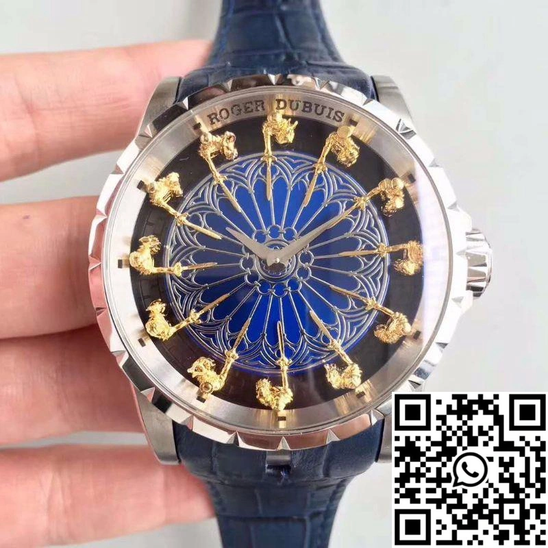 Roger Dubuis Excalibur Knights Of The Round Table II RDDBEX0495 Blue Dial