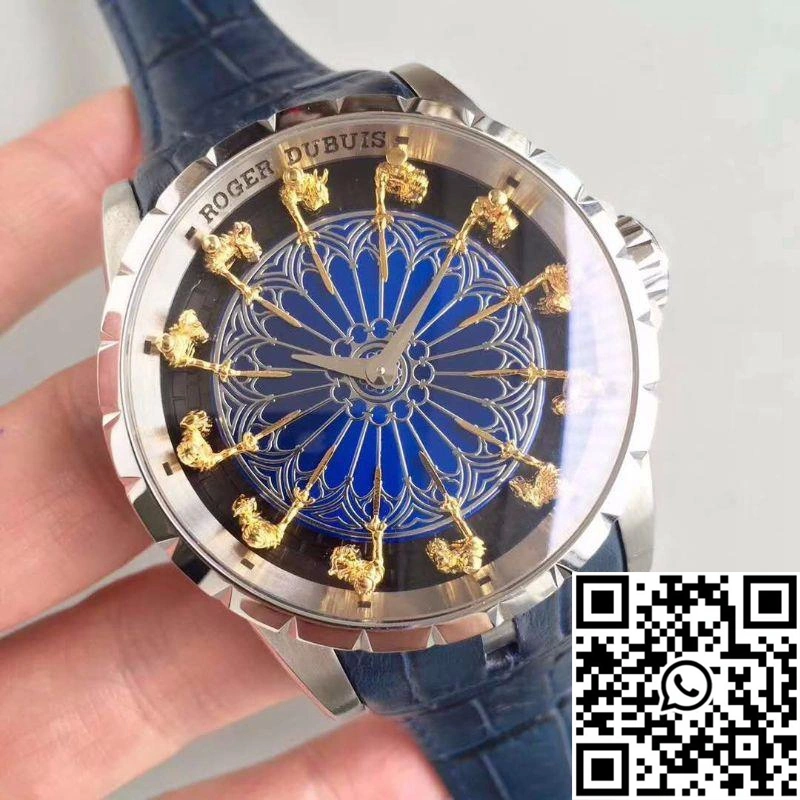 Roger Dubuis Excalibur Knights Of The Round Table II RDDBEX0495 Blue Dial