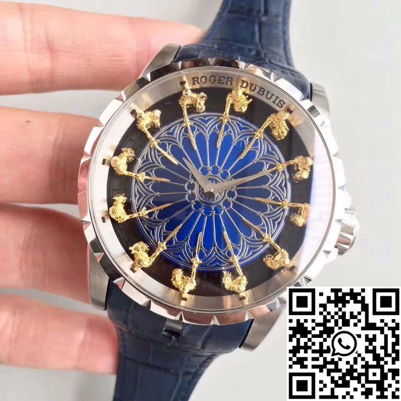 Roger Dubuis Excalibur Knights Of The Round Table II RDDBEX0495 Blue Dial
