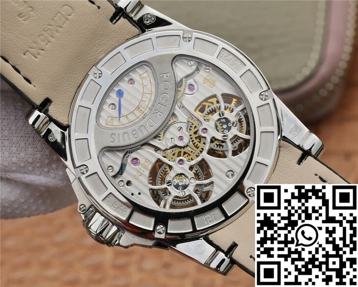 Roger Dubuis Excalibur RDDBEX0250 JB Factory Tourbillon White Dial