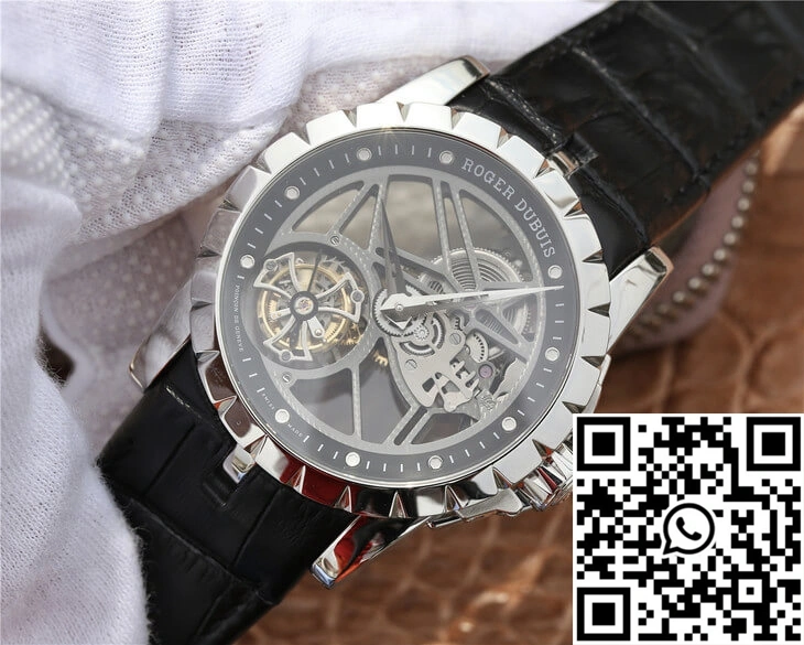 Roger Dubuis Excalibur RDDBEX0260 JB Factory Skeleton Tourbillon Dial