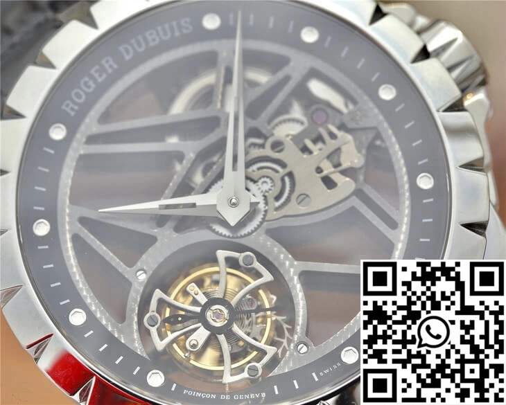 Roger Dubuis Excalibur RDDBEX0260 JB Factory Skeleton Tourbillon Dial