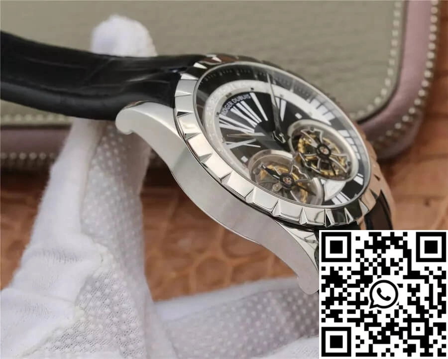 Roger Dubuis Excalibur RDDBEX0291 JB Factory Tourbillon Black Dial