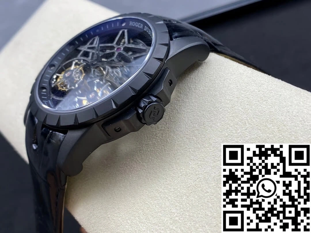 Roger Dubuis Excalibur RDDBEX0364 YS Factory Skeleton Double Tourbillon Dial