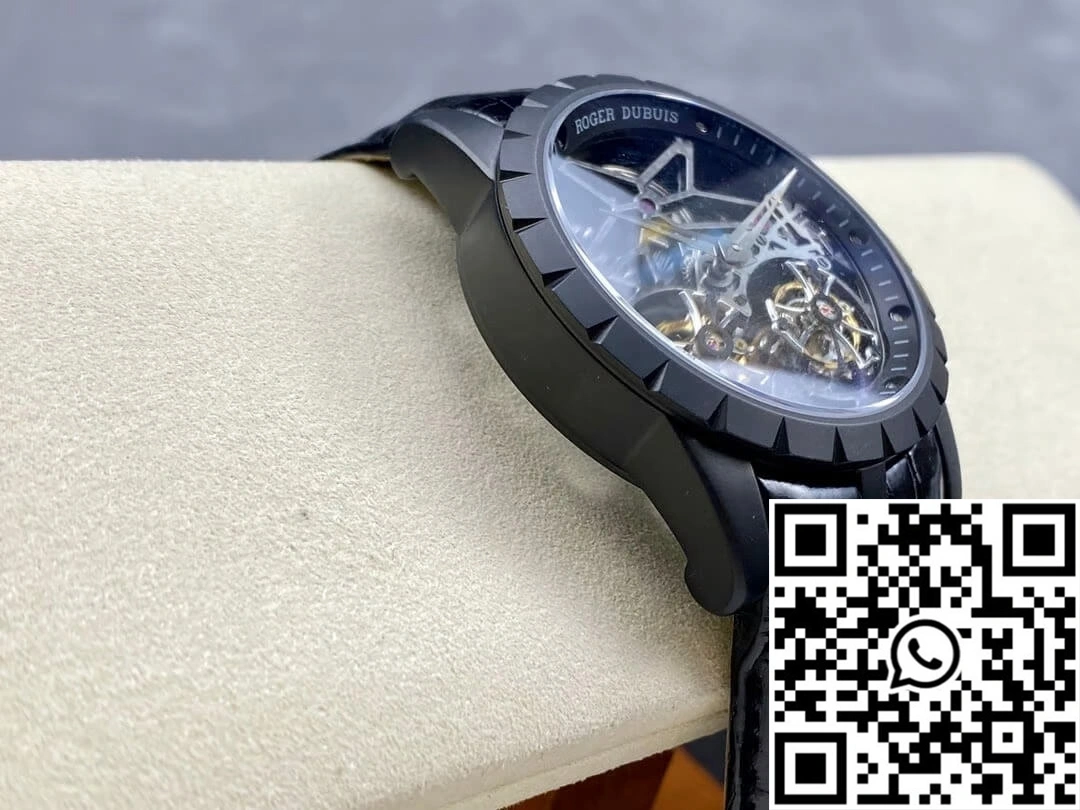 Roger Dubuis Excalibur RDDBEX0364 YS Factory Skeleton Double Tourbillon Dial
