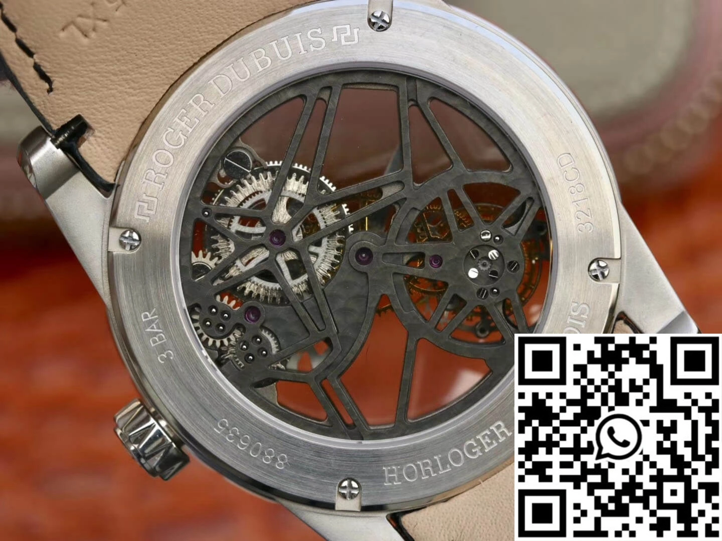 Roger Dubuis Excalibur RDDBEX0393 JB Factory Tourbillon Stainless Steel Case