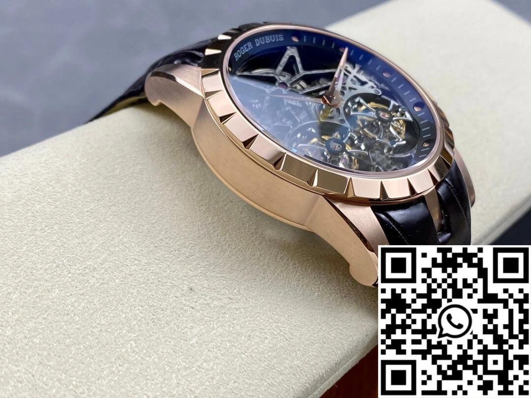 Roger Dubuis Excalibur RDDBEX0395 YS Factory Rose Gold Double Tourbillon Dial