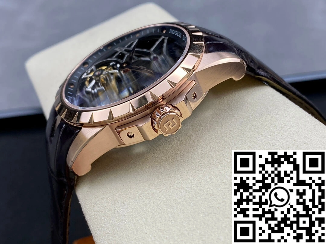 Roger Dubuis Excalibur RDDBEX0395 YS Factory Rose Gold Double Tourbillon Dial