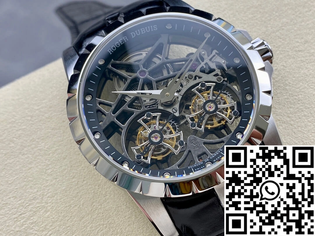 Roger Dubuis Excalibur RDDBEX0396 YS Factory Double Tourbillon Dial