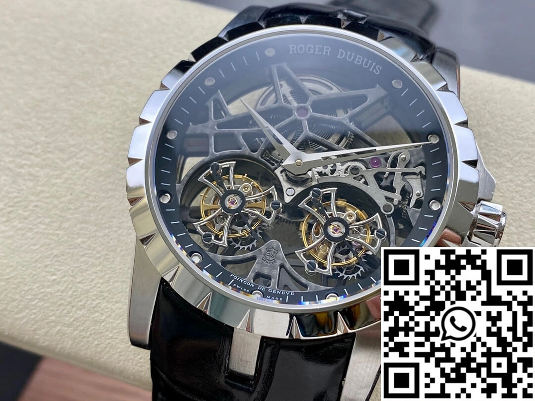 Roger Dubuis Excalibur RDDBEX0396 YS Factory Double Tourbillon Dial