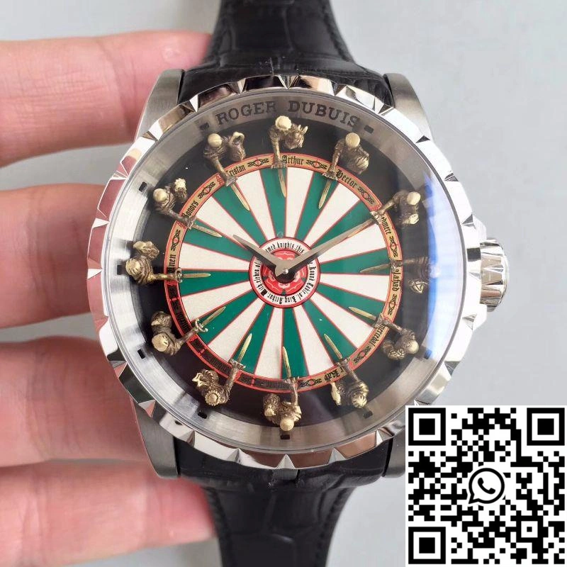 Roger Dubuis Excalibur RDDBEX0398 Green White Table Dial